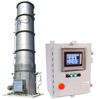 Enclosed Burner with Touch Screen Control Panel