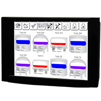 touch panel tank monitor