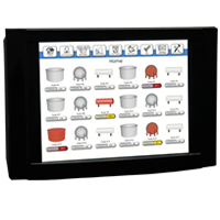 touch panel alarm monitor